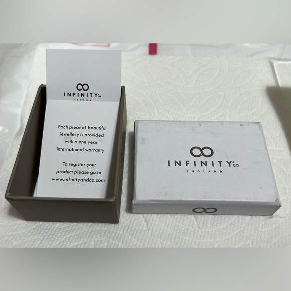 Infinity&Co 2 Pairs Of Jacket Pierced Earrings, Rose Gold. Brand New. - Picture 3 of 7